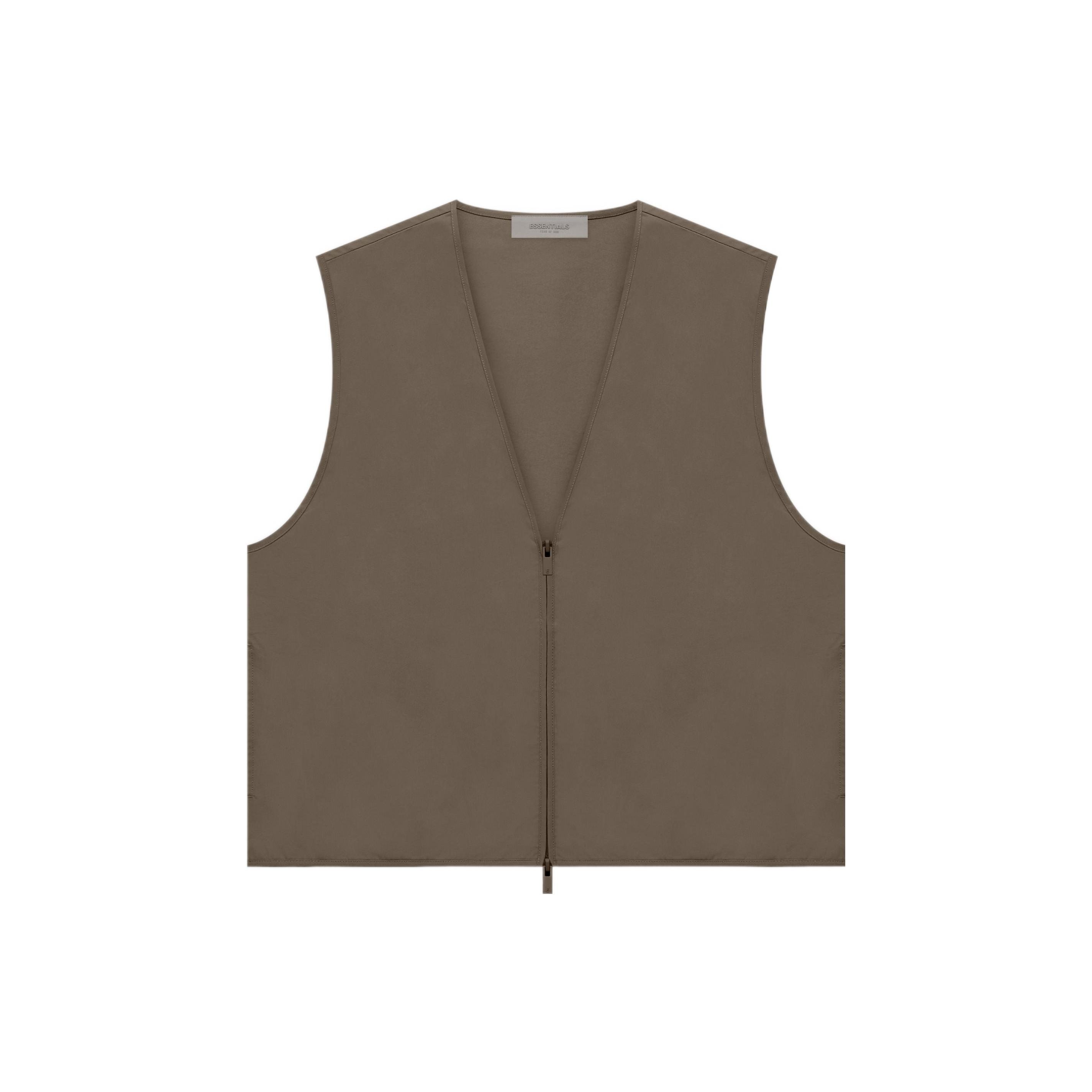 

Fear of God Essentials FW22 жилет мужские жилеты Wood Coffee FOG-FW22-000 S