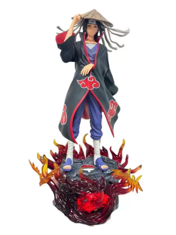 Naruto Anime Model Uchiha Itachi Figurine 40cm PVC Action Statue Desk Ornament Doll Collection Birthday Gifts Toys For Kids