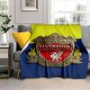 Liverpool Fc Crest Print Blanket Blanket Camping Trip Digital Printing Gift Machine Washable