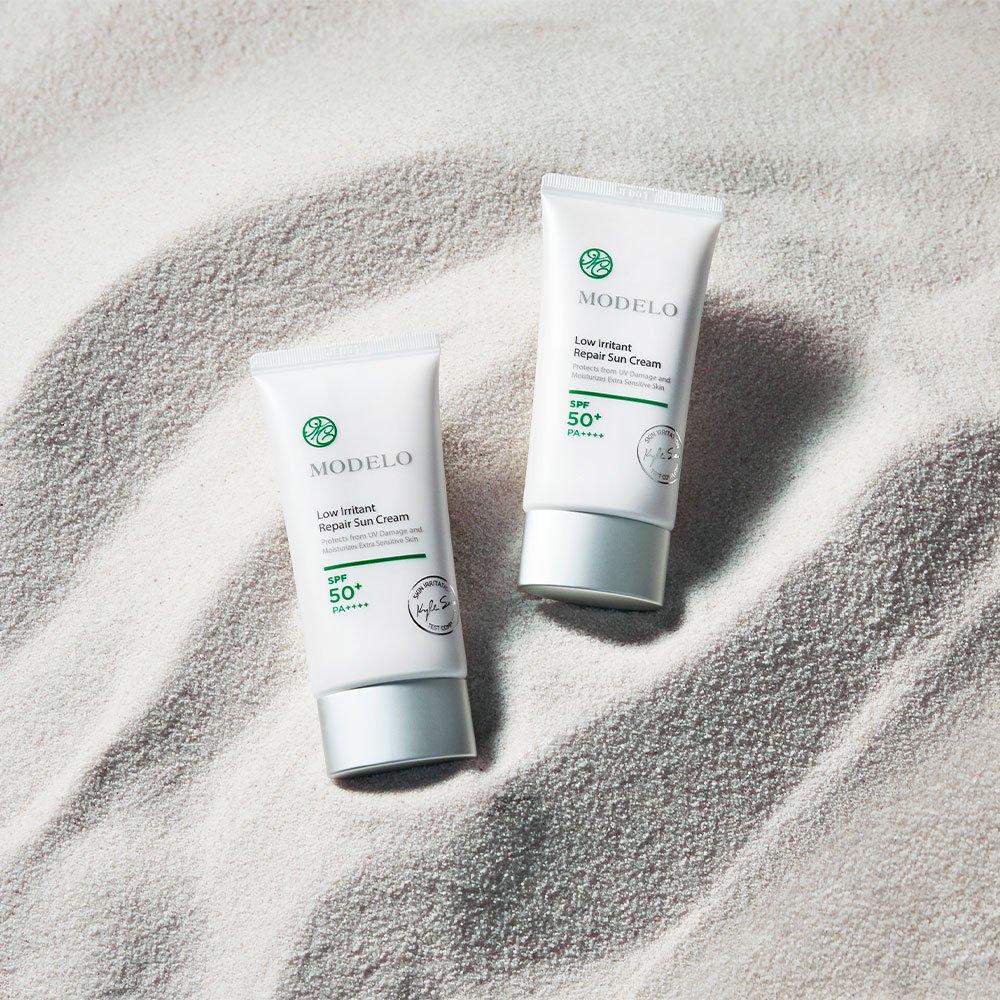 modelo hypoallergenic repair tone-up sun cream 50ml (SPF50+ PA++++)