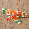 Kids Girls Halloween Outfit Spring Autumn Long Sleeve Pumpkin Printed Skirt Pants Two Piece Set Fashion Casual Children Clothing