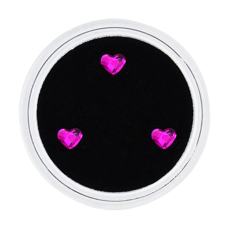 3Pcs/Box Heart Shape Oral Teeth Gems Modern Style Beauty Decoration Free Box Diamond Ornaments Dental Crystal Teeth Jewelry Gem