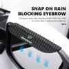 For Skoda Car Rearview Mirror Rain Eyebrow Snap-On Carbon Fiber Rain Shield S Kodiaq Octavia 2 3 Yeti Karoq Rapid Fabia VII VRS  ZL8