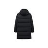 Anta Thickened Warm Mid-Length Down Jacket With Print Logo And Zipper Hood Men Outerwear Black 152317901-2