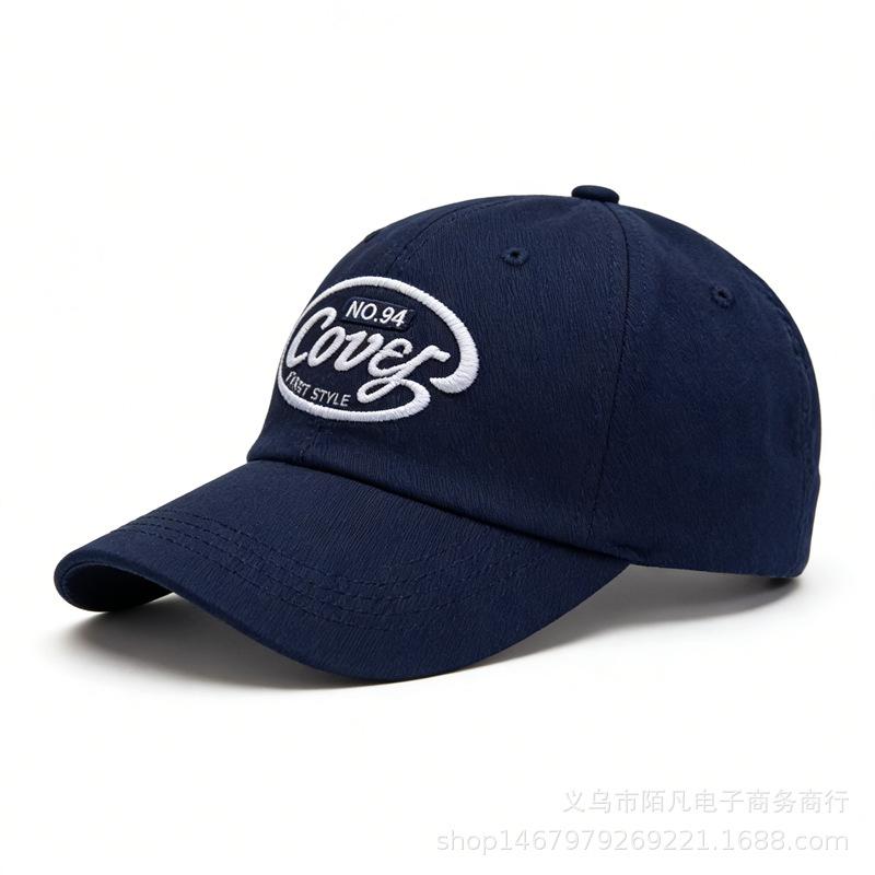 Spring and summer new letter embroidered baseball cap men's and women's fashion versatile trend sun hat travel sun protection cap