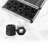 10-Piece Nut & Bolt Extractor Set for Damaged Screws