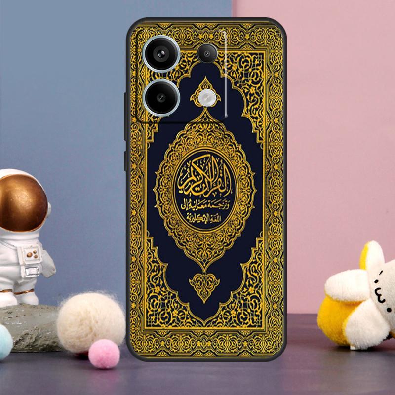 Holy Quran Arabic Case For Xiaomi Redmi Note 14 13 9 10 11 12 15 Pro Plus Redmi 15 15C 14C 10C 12C 13C Cover
