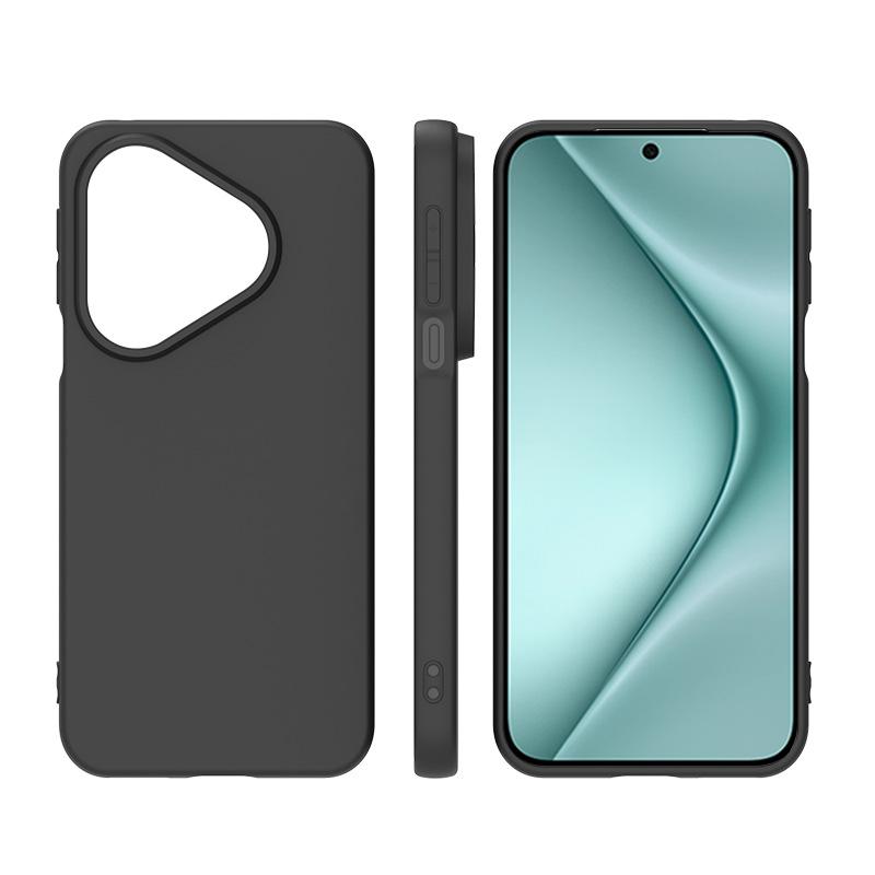 Applicable To Huawei, Enjoy 90ProMax Black Matte Mobile Phone Case Hi Enjoy 80 5G All-inclusive TPU Sweat-proof Case