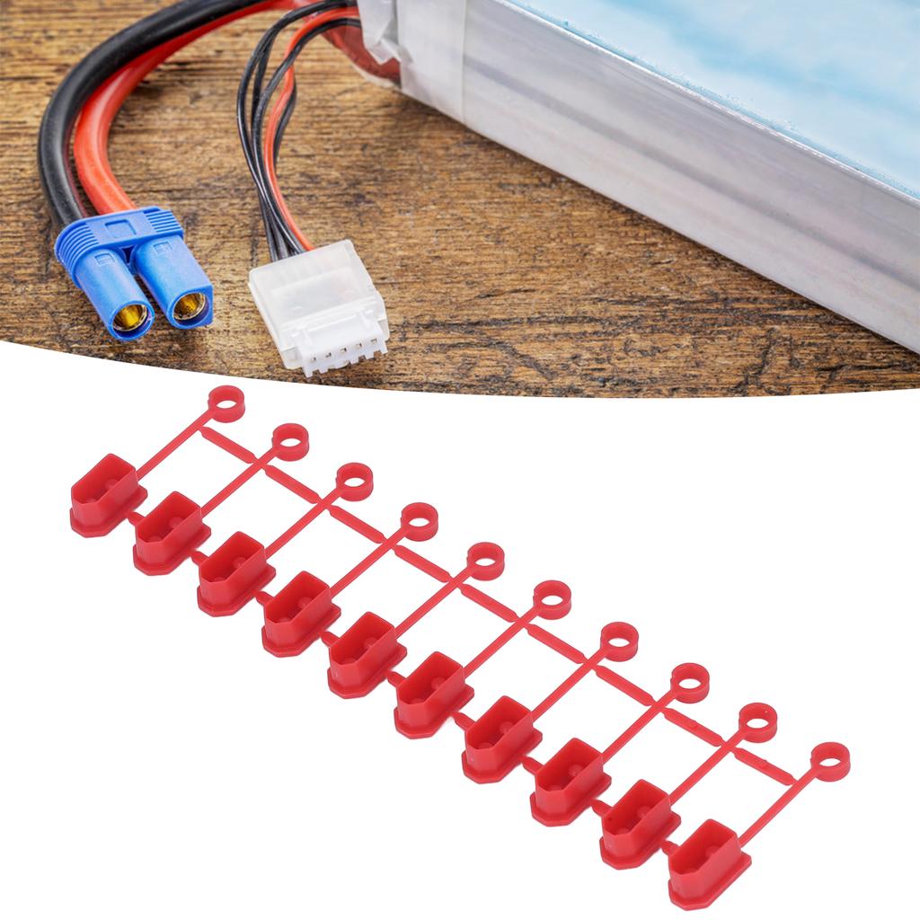 30Pcs Drone Lithium Battery Terminal Covers Waterproof Dustproof Lithium Battery Plug Protective Case for XT60 Plug