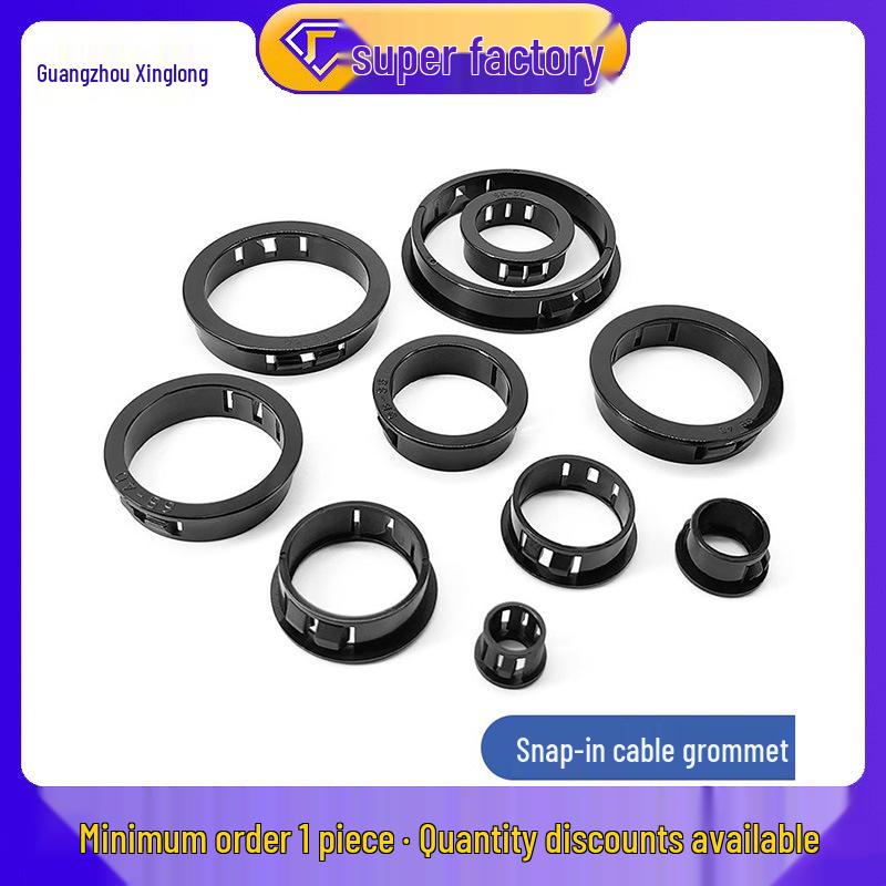 

In-stock Diya Mei SK-SKT Snap-In Plastic Wire Protection Sleeve with Nylon Ring