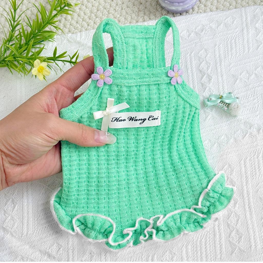 Summer Thin and Breathable Teddy Bichon Frise Dog and Cat Pet Clothing