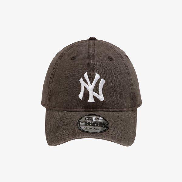 Casquette non structurée New Era New York Yankees Marron Pigment Lavé 15131652