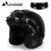 DOT Approved Vintage Motorcycle Helmet 3/4 Open Helmet Scooter Capacetes Motorcycle Equipment