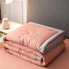 Cotton Summer Quilt: Lightweight, Machine Washable, Thin, Cool, Perfect for Dormitories & Double Beds