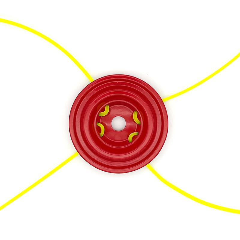 Universal Aluminum Trimmer Head with Four Lines for Gasoline Brush Cutter