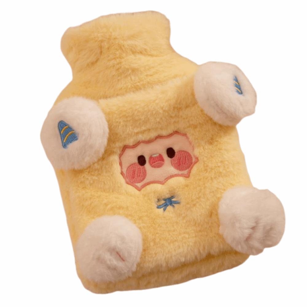 Cartoon Warm Water Bag Lamb Pattern Water-filling Bottle Soft Hot Water Bottles  Gifts