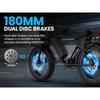 X5 250W 48V 15AH Lithium Brushless 3-Speed Dual Disc Brake Electric Mountain Bike Carbon Steel Frame High Speed Waterproof Bike