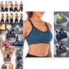 Ultraleichter Gepolsterter Damen Sport-BH mit Verstellbaren Trägern für Yoga und Fitness