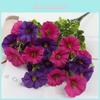 Artificial Morning Glory Flower Bouquet With Plastic And Silk Materials For Home Decor And Outdoor Use
