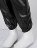 Girls Metallic Shiny High Rise Elastic Waist Dance Pants Side Pockets Hip Hop Streetwear Sweatpants for Stage
