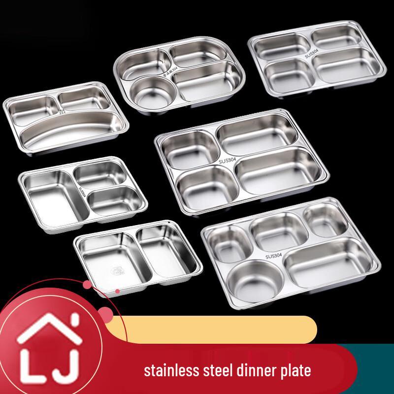 Lijia Stainless Steel Compartmented Lunch Box