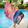 Cherry Blossoms At Mount Fuji Beach Towel Quick-Drying Towel For Beach Pool Sport Yoga Gym Home Towel Gift For Friends Sand Free