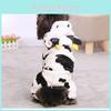 Cozy Coral Fleece Pet Dog Clothes Fall Winter Thick Warm Teddy Corgi French Bulldog Cat Outfit