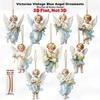 Angel Wooden Decorative Set For Christmas Home Window Decoration.