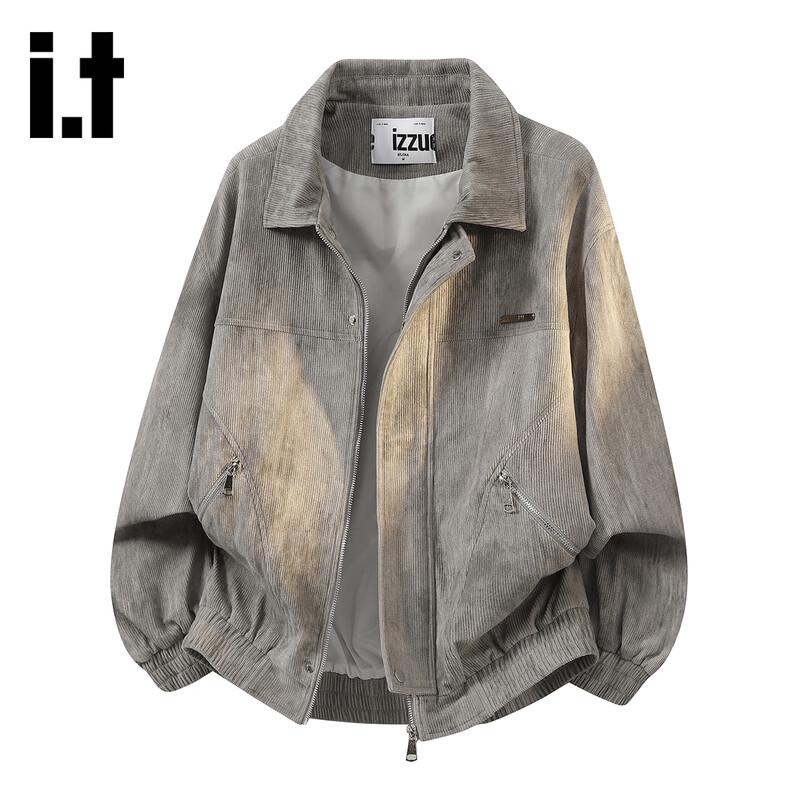 

izzue HK American Retro Corduroy Jacket for Men 3XL