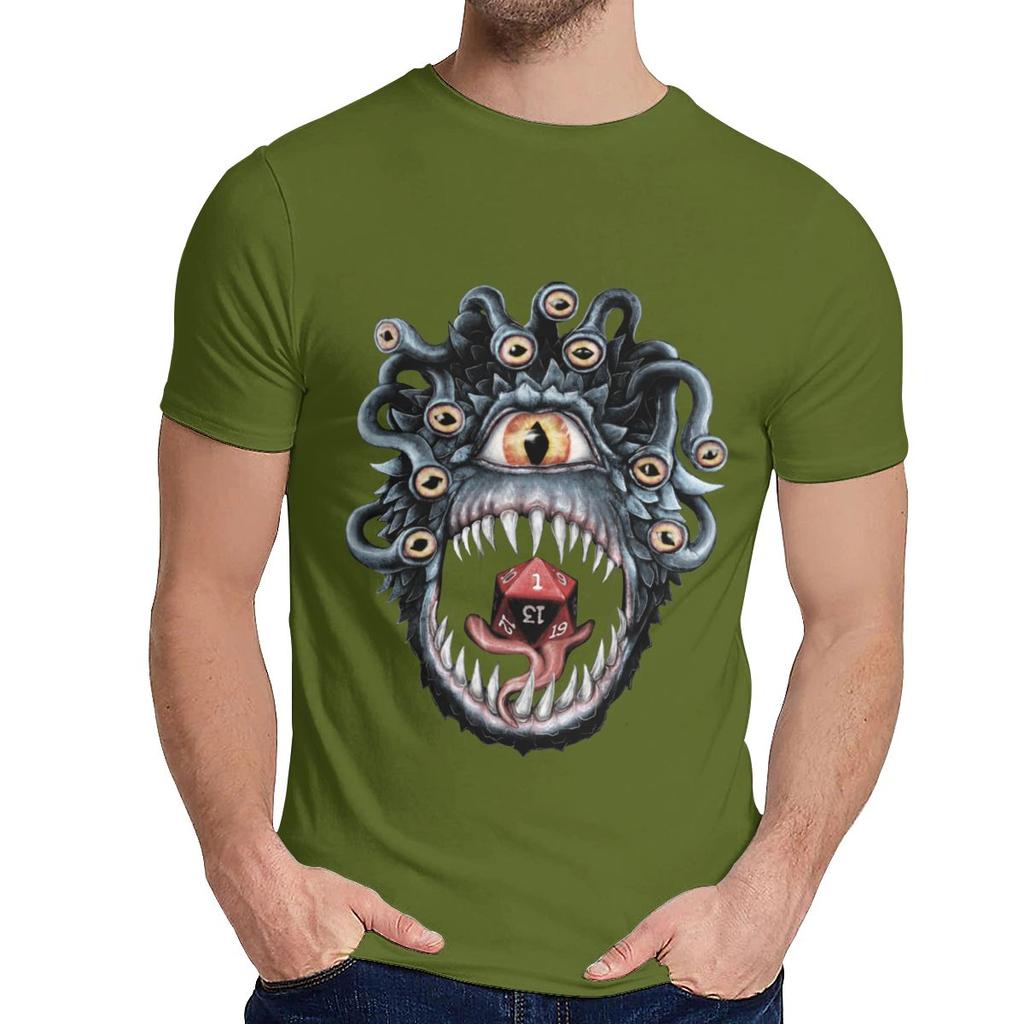 Unisex T Shirt In The Beholder D20 Men T Shirt Dice Critical Comfortable Sale