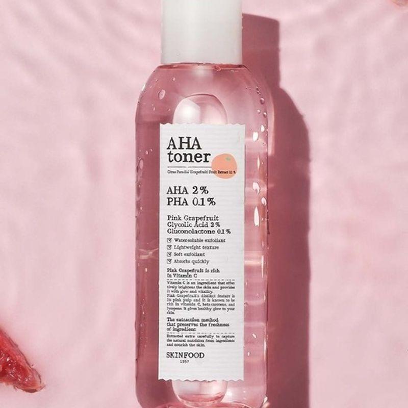 

[Pink Grapefruit Toner Pad 2 Pack, 2 Free] Pink Grapefruit Aha Toner