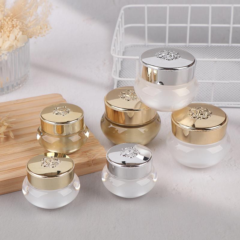 5/10/20G Empty Cream Jars Refillable Bottles Travel Cream Jars Makeup Containers Light Luxury Skincare Tools