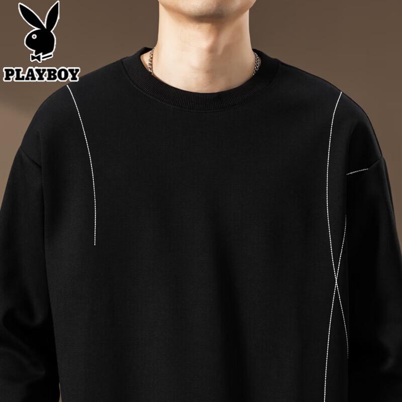 Playboy Men's Casual Crewneck Sweatshirt
