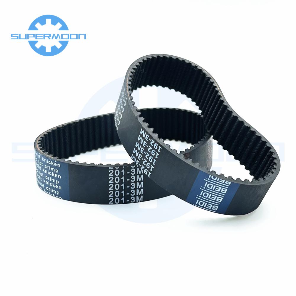 HTD 3M Timing Belt Length 87 90 93 96 99 102 105 108 111 114 117 120 123 126 129 132 135mm Width 6-20mm Closed Loop Toothed Belt