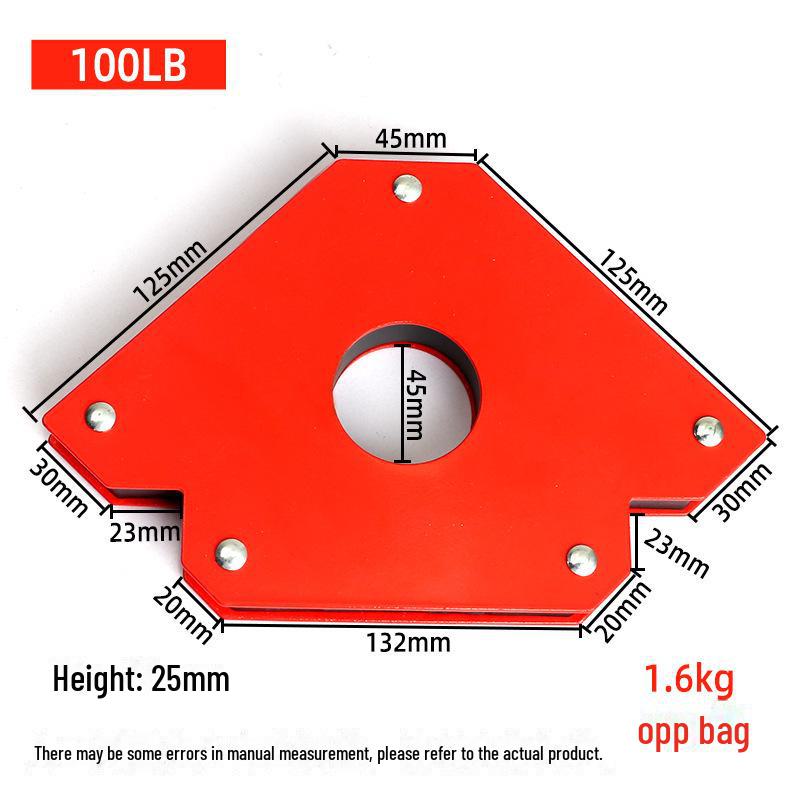 Magnetischer Schweißortungsgerät mit rechtwinkliger und mehrwinkliger Eisenaufnahme