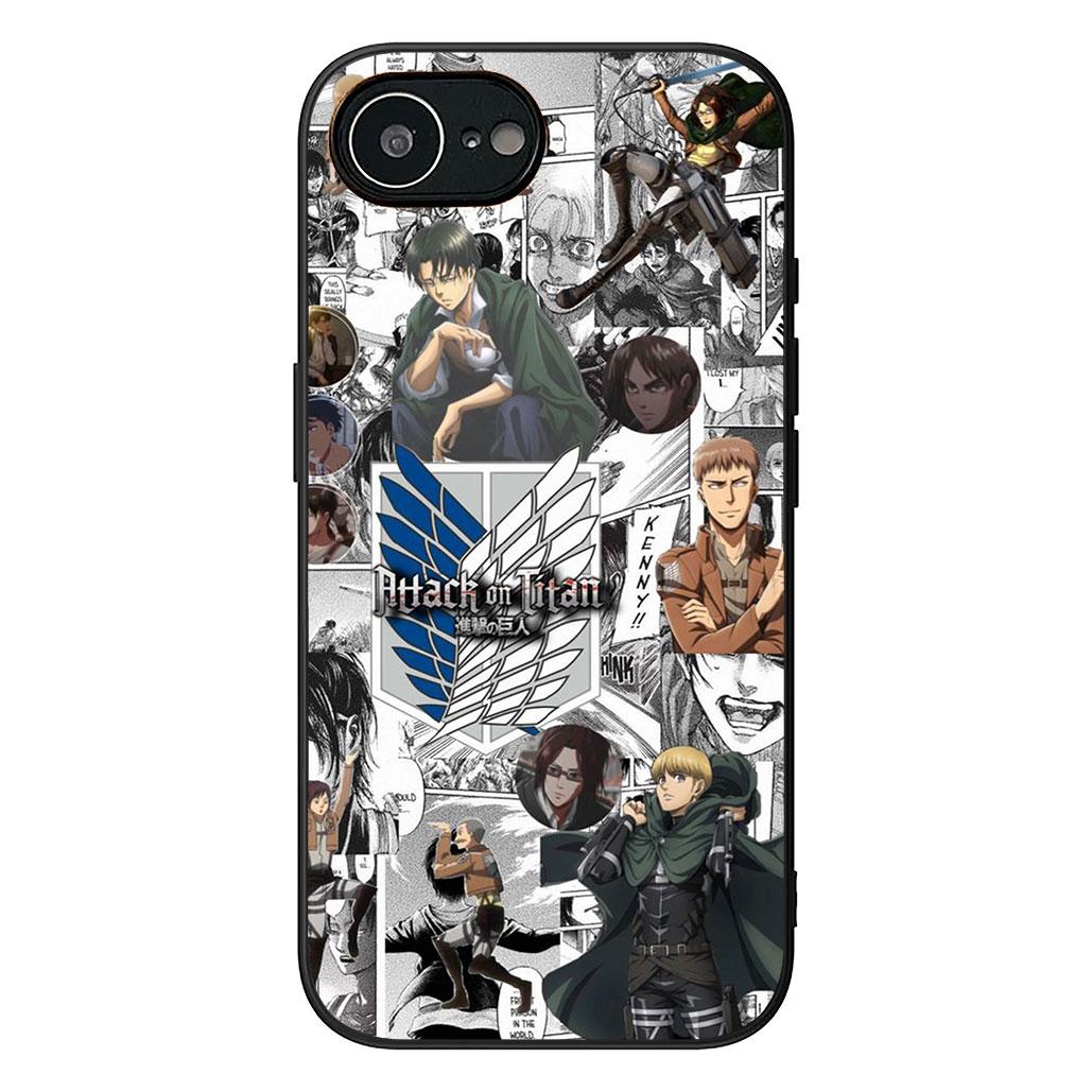 

Чехол для телефона Attack on titan Эрен Йегер Леви для Samsung Galaxy Note 20 9 10 S8 S10 Lite S9 Plus A54 A53 A21S S10E A17 Galaxy Note9