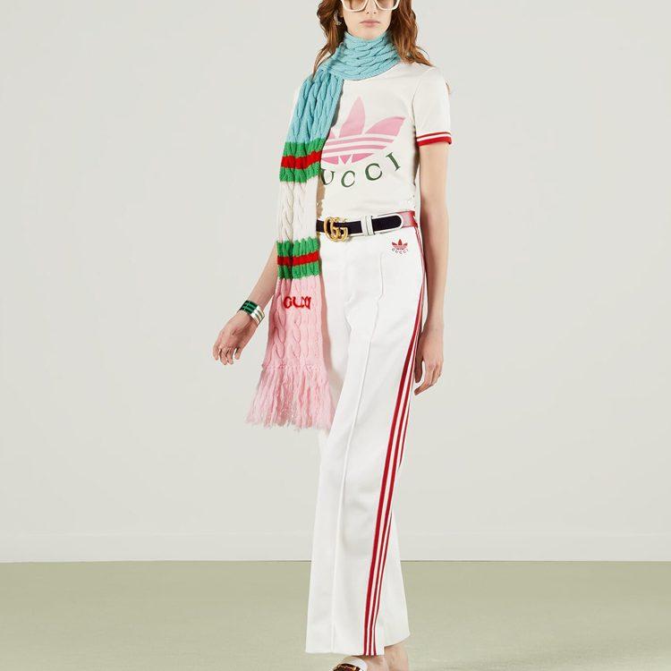 Gucci X Adidas Originals T Shirt Women's White 723405-XJE2D-9095
