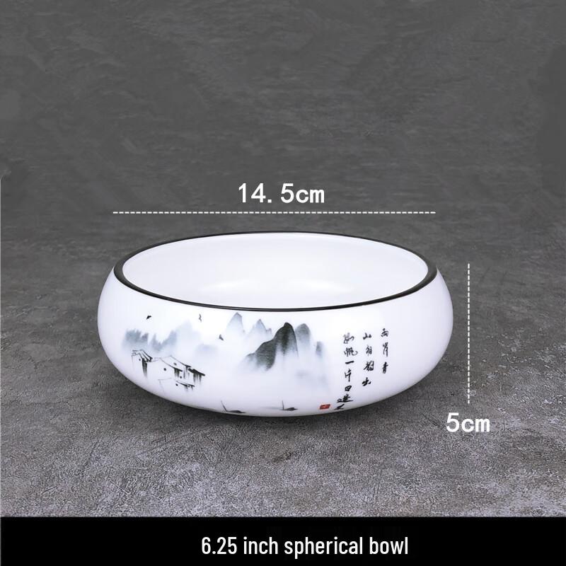 Creative Irregular Ceramic Deep Serving Plate