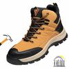 Waterproof Safety Shoes for Men Steel Toe Safety Boots Non Slip Safety Sneakers Anti Puncture Industrial Construction Work Boots
