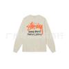Unisex Heavyweight Cotton Long Sleeve Crewneck Sweatshirt Casual Wear Oversized Fit 300-350gsm