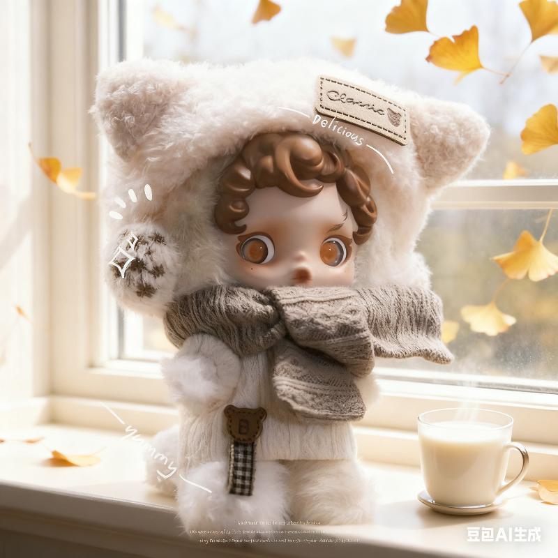 For Skullpanda Sp Outfit Light Weaving Garden Winter Movement Vinyl/Plush Clothes For Gen 2 Doll Not Included