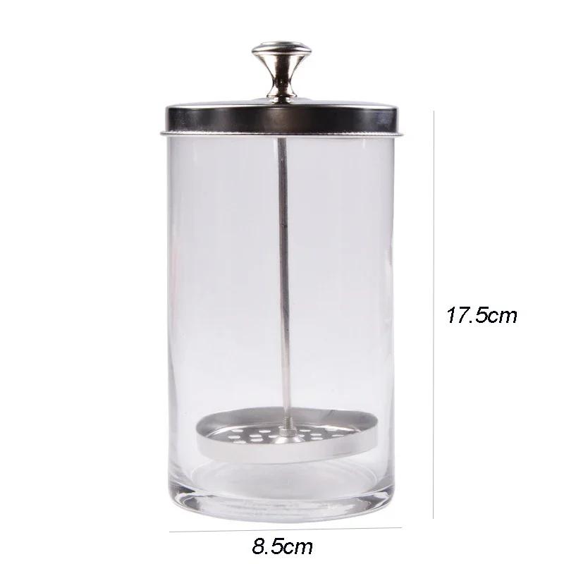 

Barber Sterilizer Jar Comb Sterilization Tank Glass Cleaning Spa Eyelash Extensions Nail Tool Barber Sanitizing Disinfection