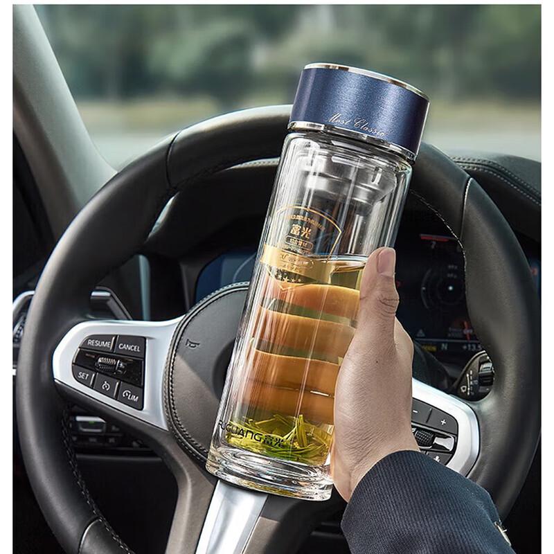 Fuguang Antibacterial Double-Layer Glass Travel Mug