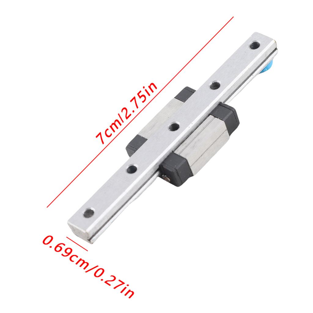 1pc LML7B Miniature Linear Rail Guide 7mm Width Slide Block(55mm)