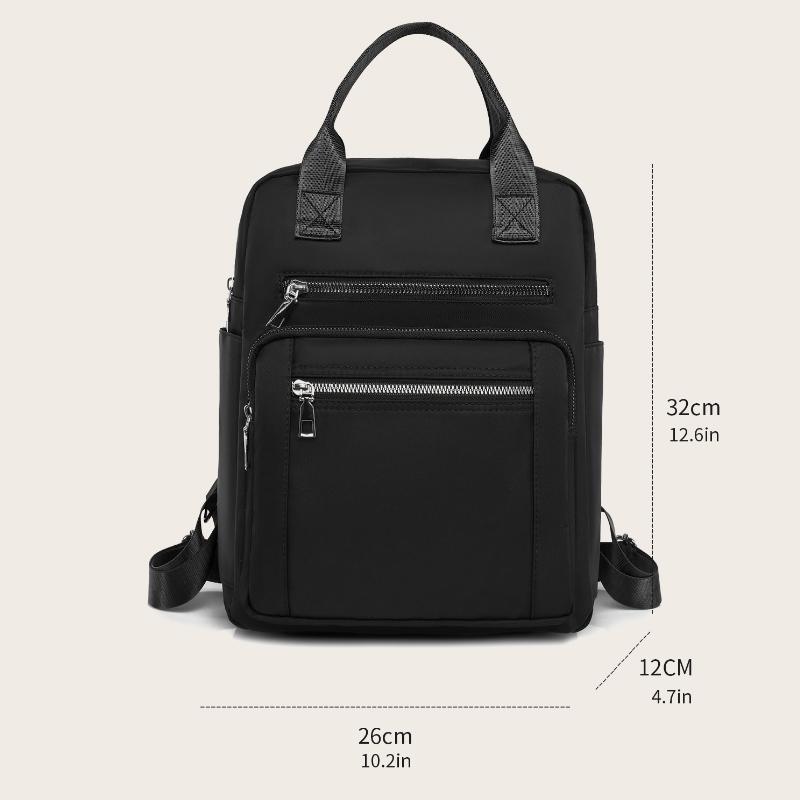 1 Medium-sized Classic Women's Backpack with Adjustable Shoulder Straps, Suitable for Outdoor, Travel, and Back To School Multif