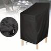 Polyester Chair Cover Waterproof Breathable Dust-proof with PVC Coating, Suitable for Outdoor Use in Patios, Gardens, Backya