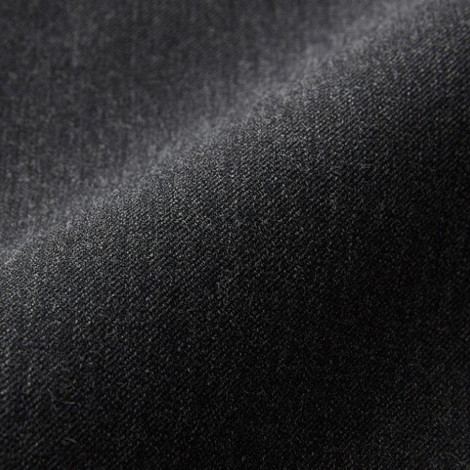 STCO Solid One-Pleat Setup Pants Charcoal Grey (Real Wide Fit)_Sepvz78Wsc