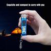 Type-C Charging Keychain Light Emergency Lamp Portable Flashlight Creative Mini Flashlight  Camping