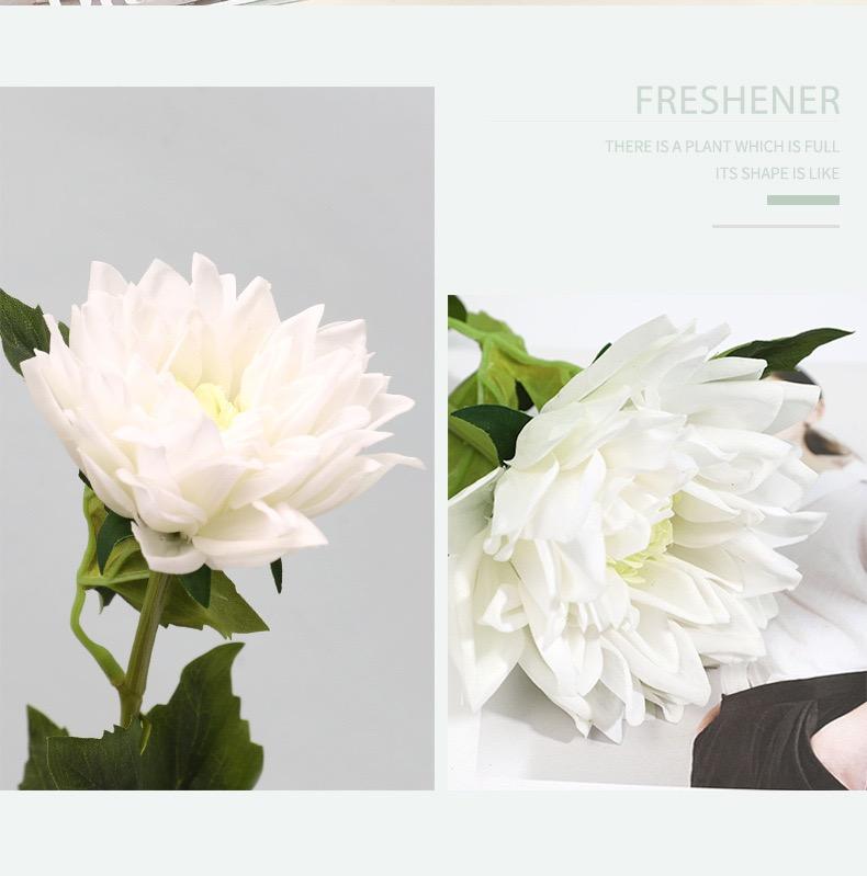 Künstliche Dahlie, hochwertige Dahlie, künstliche Dahlien mit echtem Touch für die Hochzeit, Heimdekoration