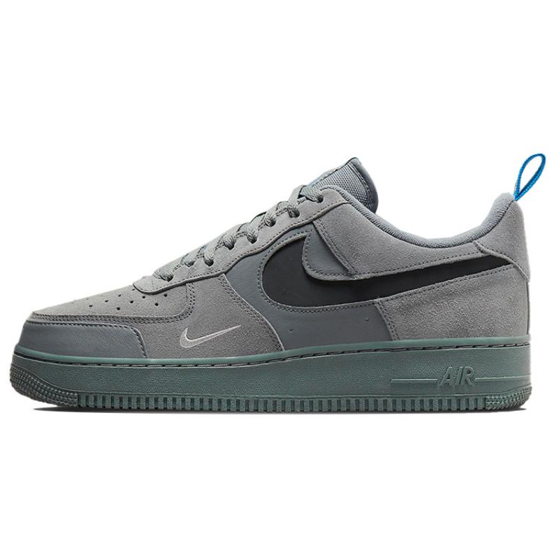 

Nike Air Force 1 Low Cut Out Swoosh Grey Sneakers DO6709-002 44